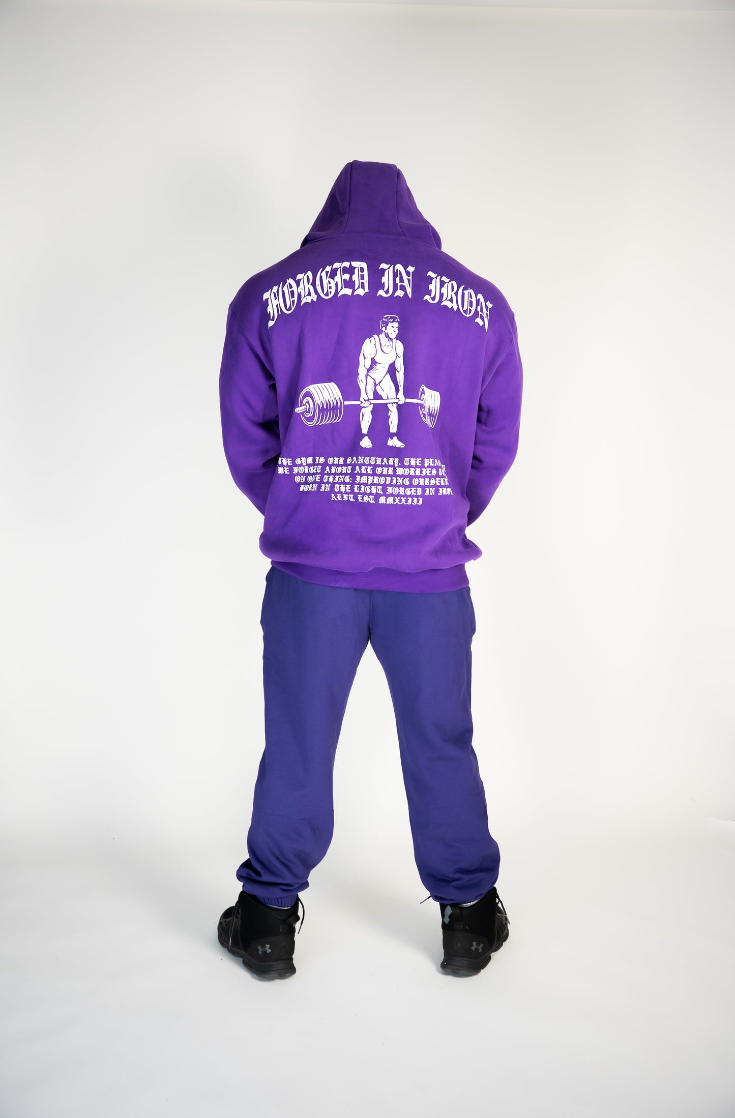 FORGED IN IRON JOGGERS - MIDNIGHT PURPLE