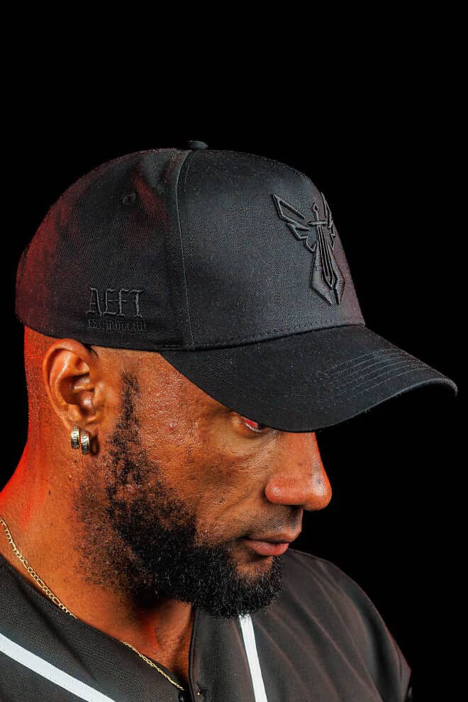 ICON 5 PANEL HAT - BLACK/BLACK
