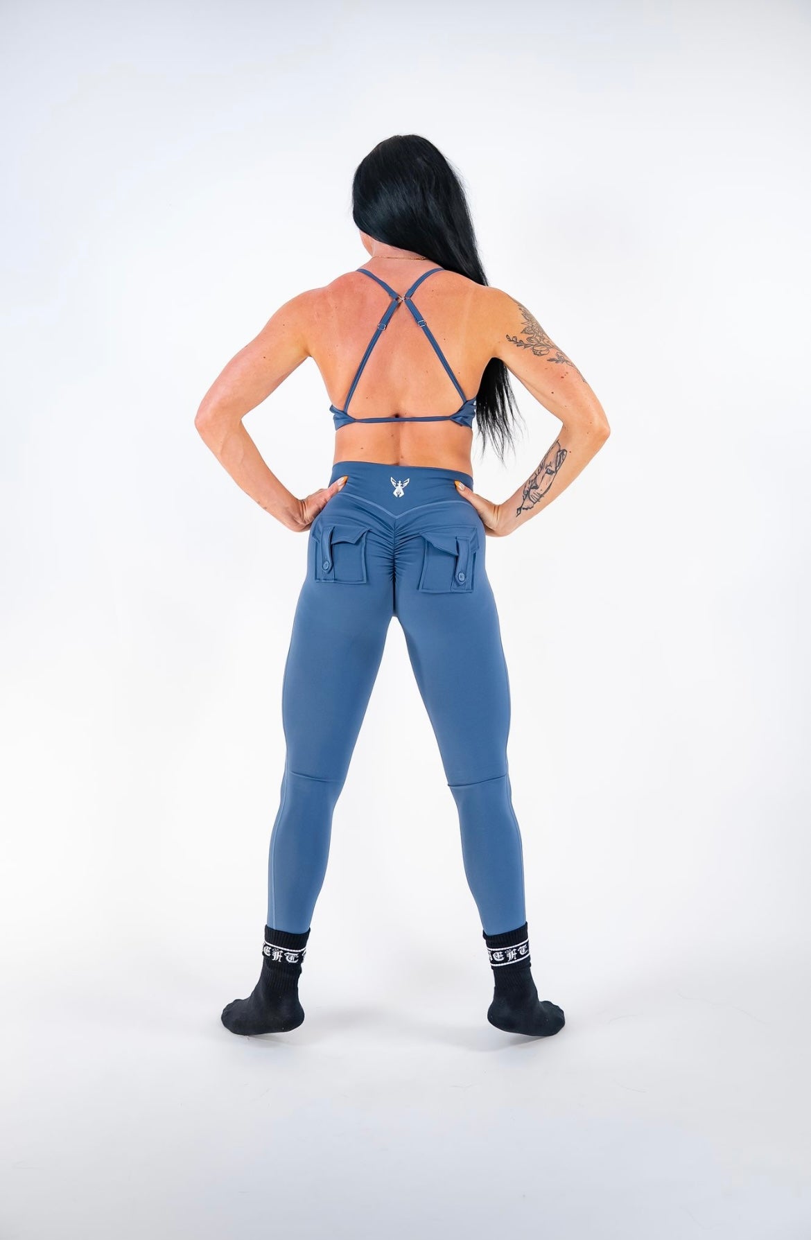 AURORA LEGGINGS - TWILIGHT BLUE