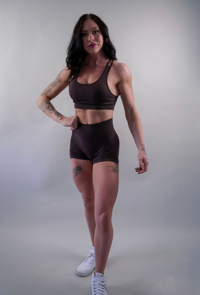 VITAL SEAMLESS BRA - CHOCOLATE