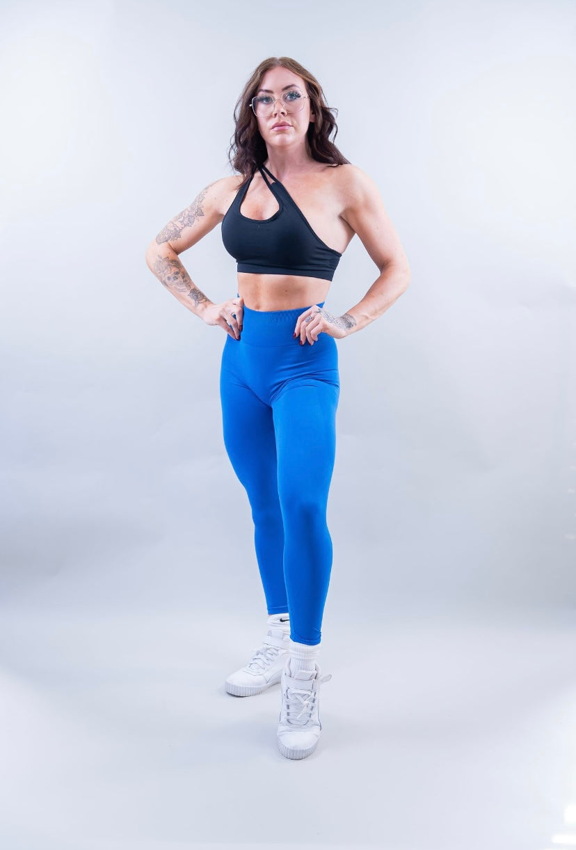 EXPAND SEAMLESS LEGGINGS - COBALT BLUE