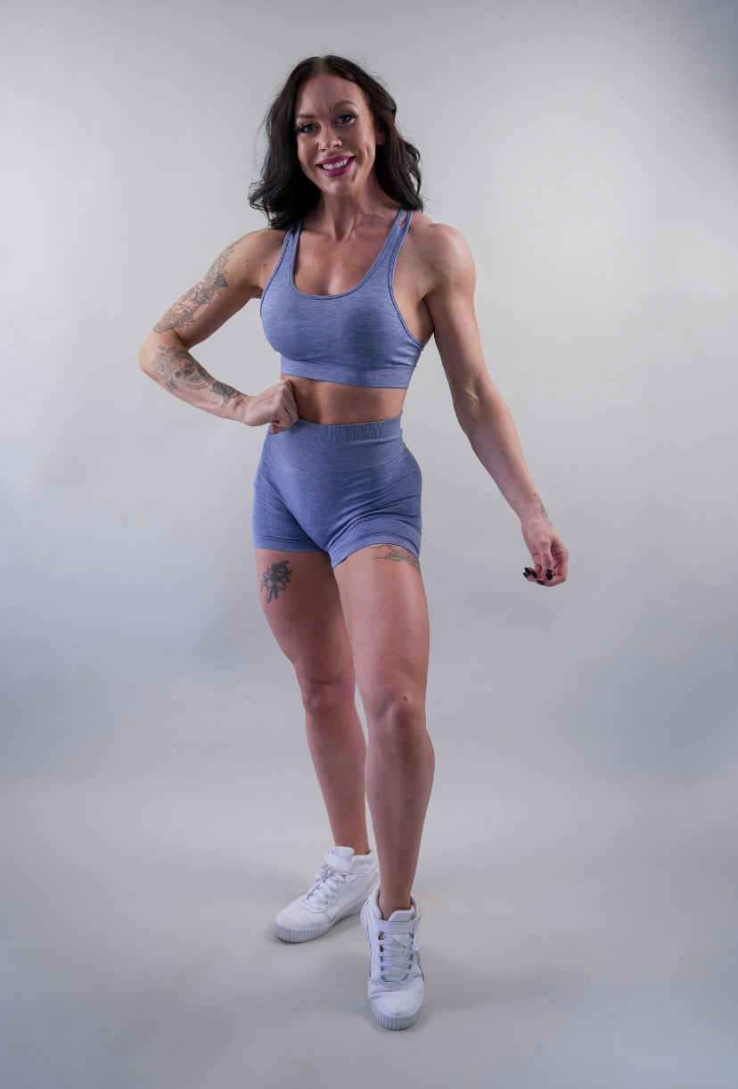 DELUXE SEAMLESS SHORT - GLAUCOUS