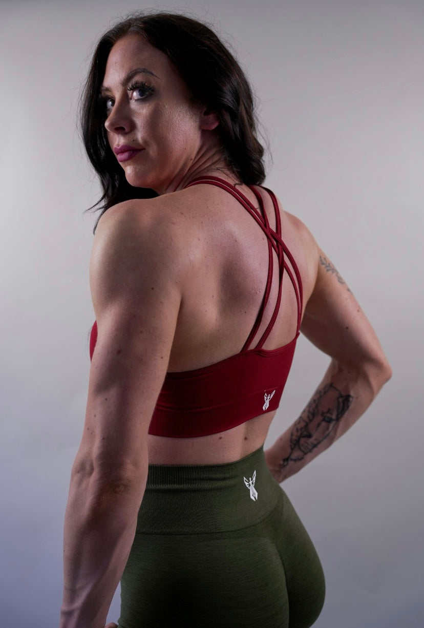VITAL SEAMLESS BRA - SCARLET
