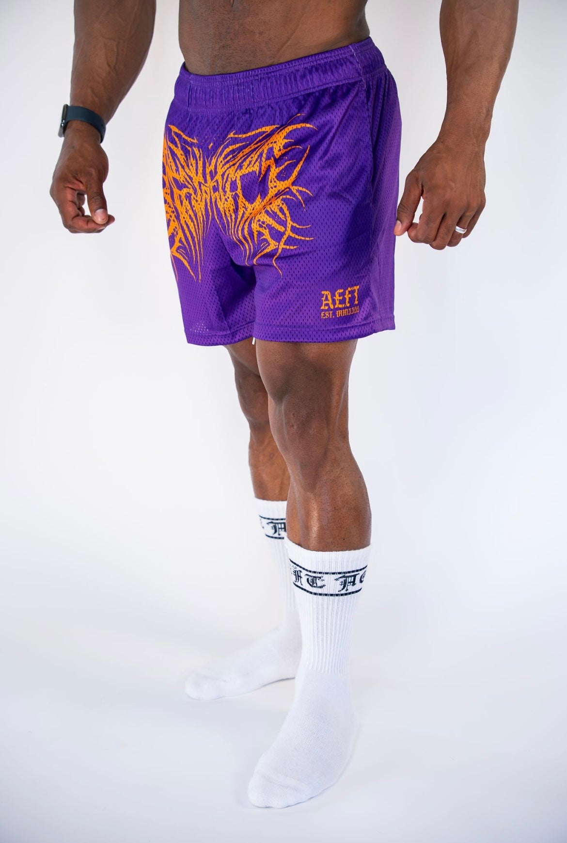 ONYX MESH SHORTS - MIDNIGHT PURPLE