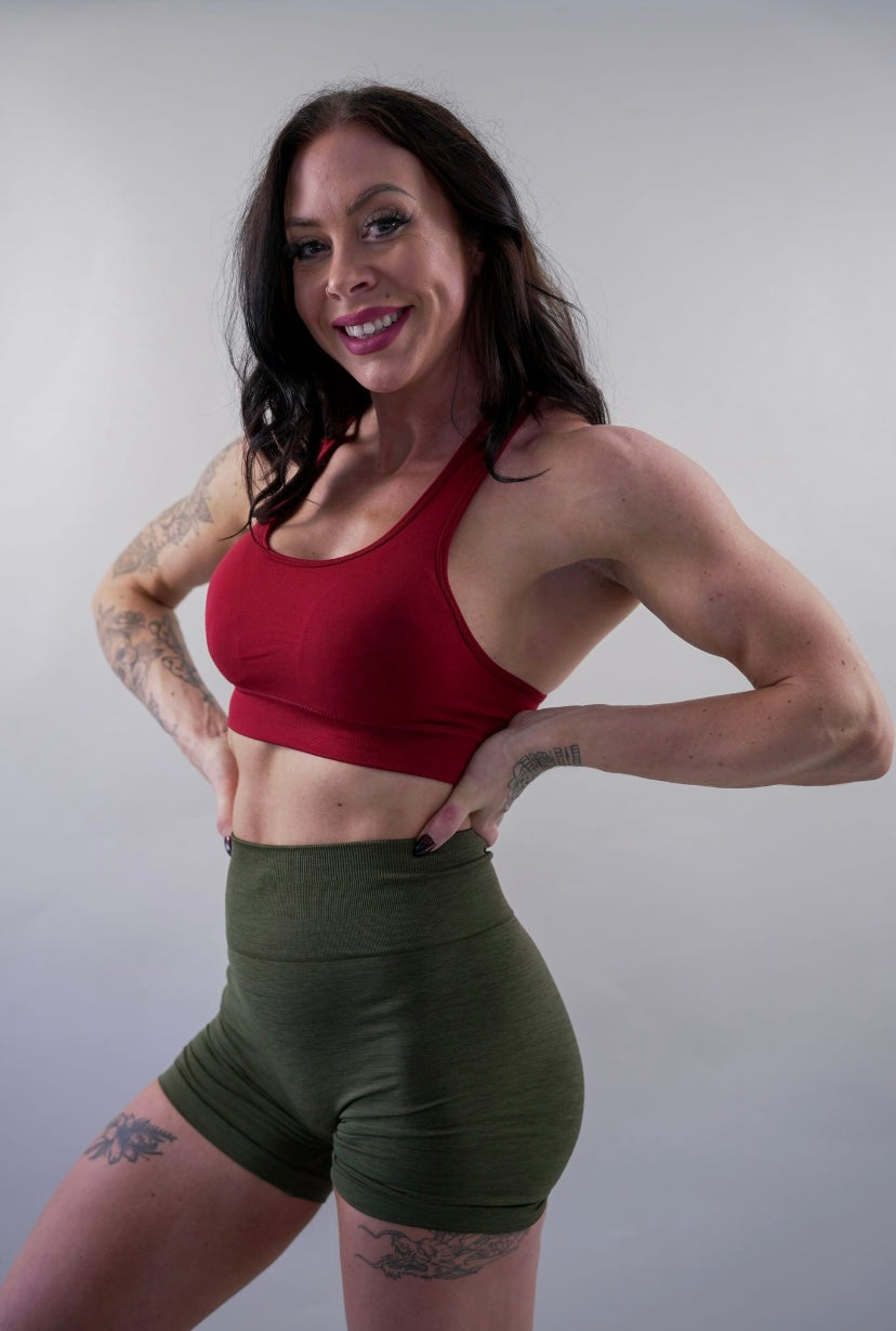 VITAL SEAMLESS BRA - SCARLET