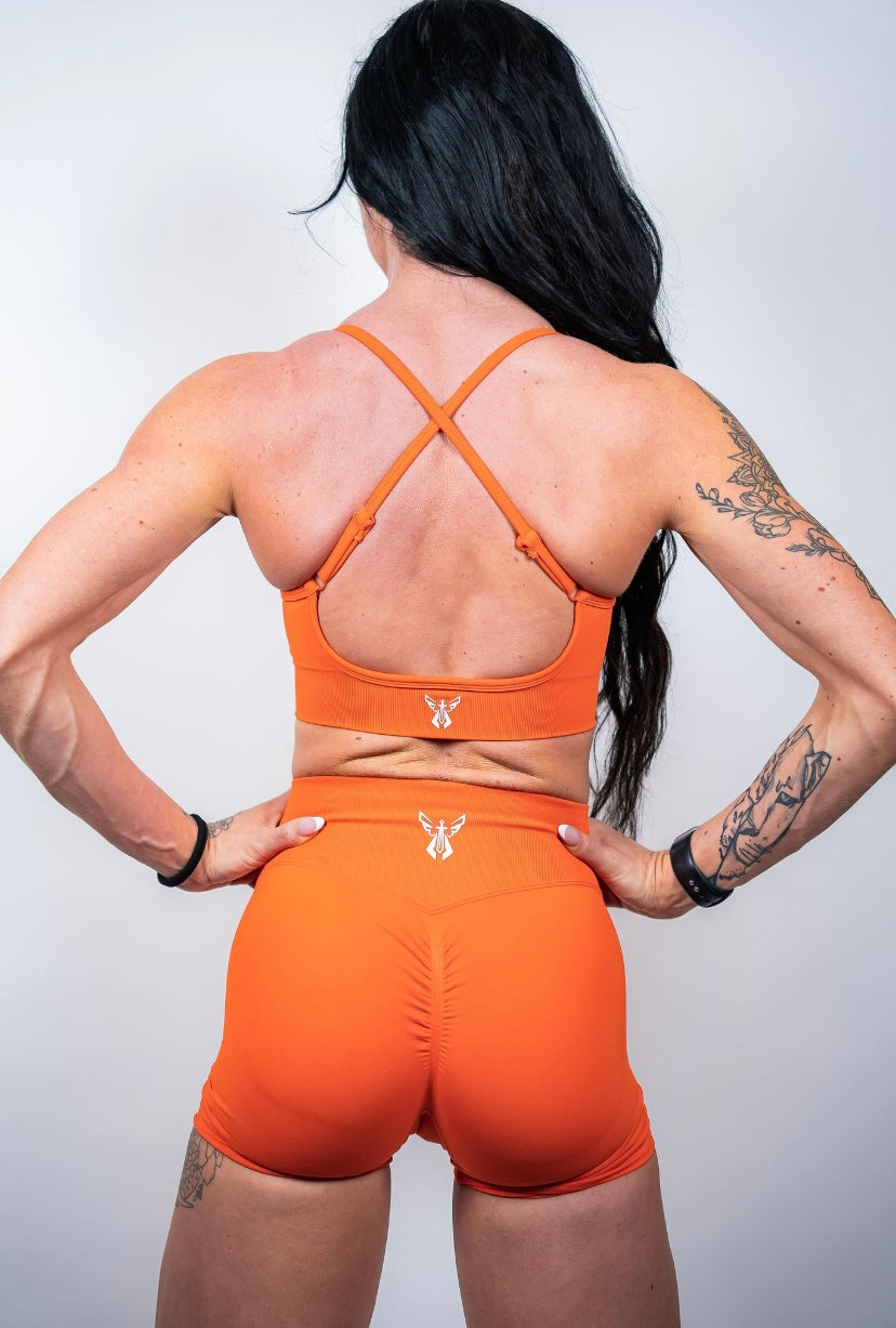 WONDER SHORTS - SUNSET ORANGE