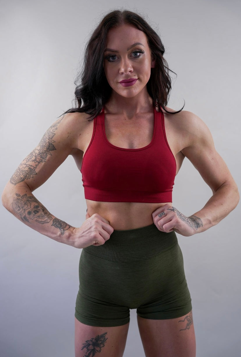 VITAL SEAMLESS BRA - SCARLET