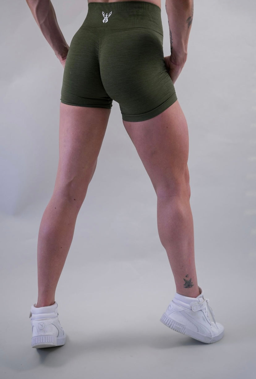 DELUXE SEAMLESS SHORT - OLIVE