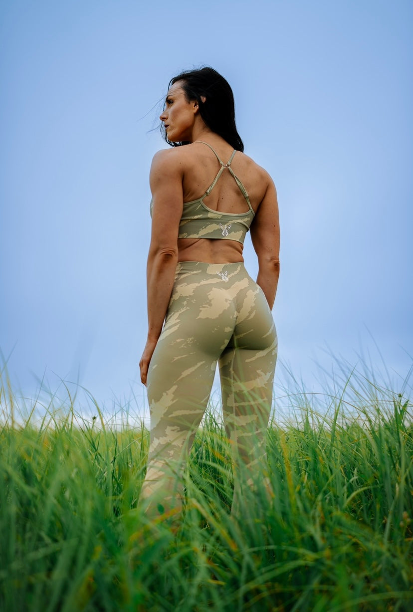 SAFARI SEAMLESS BRA - BIRCH WOOD/SAND