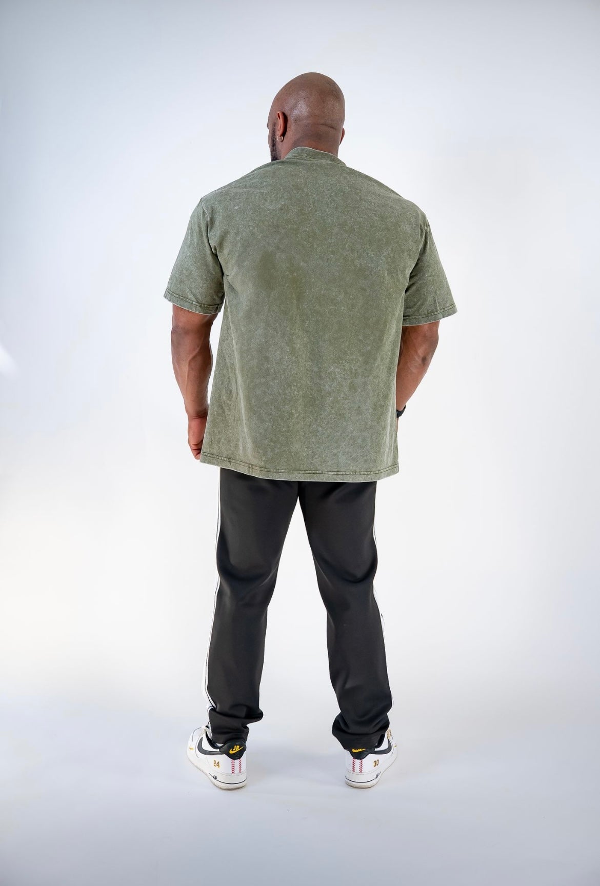 FEAR NO EVIL OVERSIZED TEE - DARK OLIVE