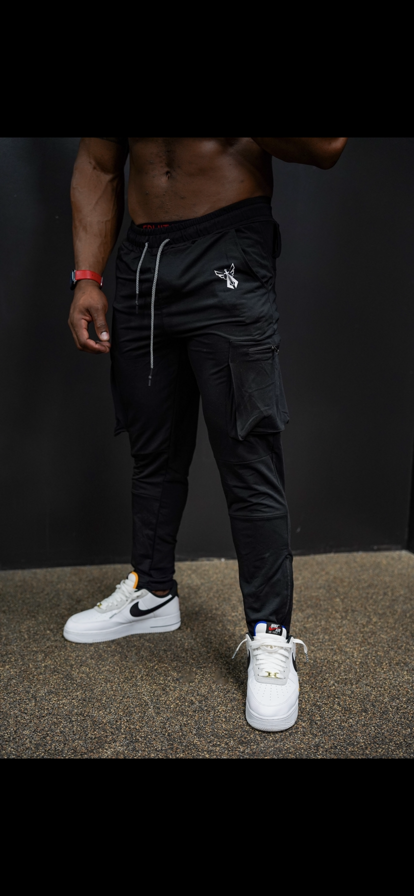 TACTICAL CARGO JOGGERS - BLACK