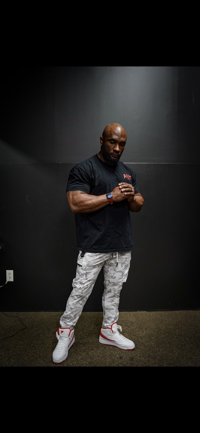 TACTICAL CARGO JOGGERS - WHITE CAMO