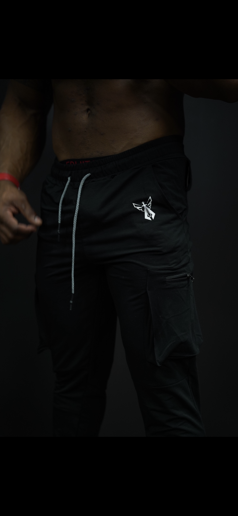 TACTICAL CARGO JOGGERS - BLACK
