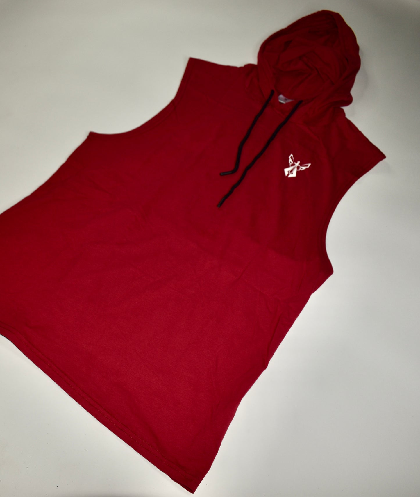 ICON SLEEVELESS HOODIE - BURGUNGY