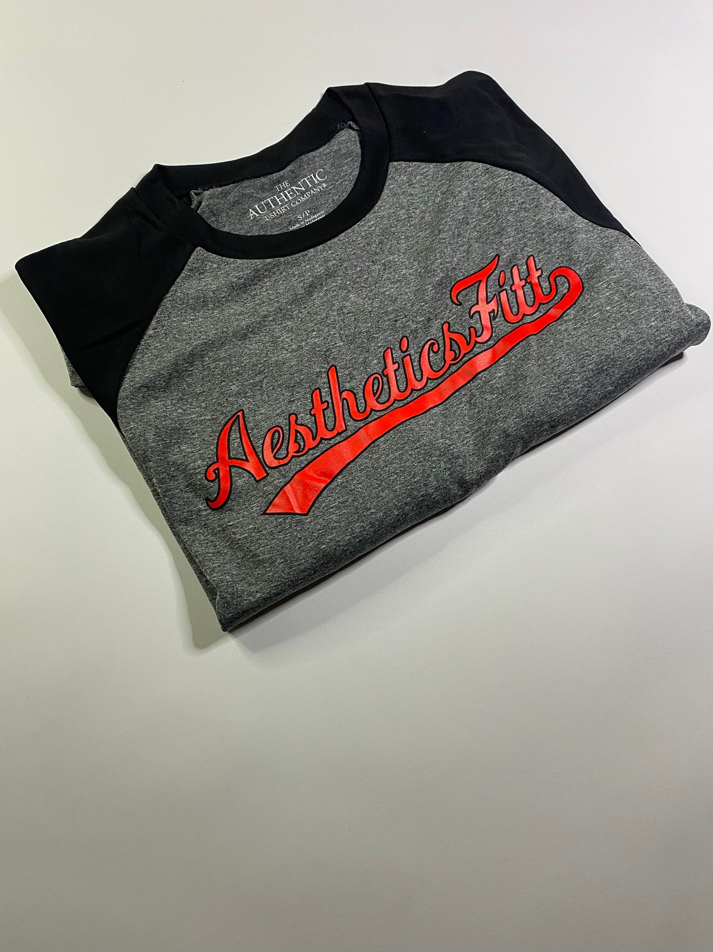 AestheticsFitt Raglan - Black / Grey