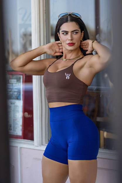 PHOENIX CROP TANK - CASHMERE