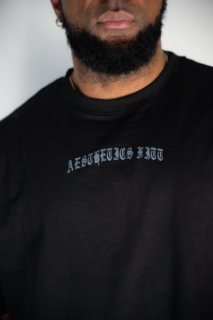 FORGED IN IRON OVERSIZED TEE - BLACK