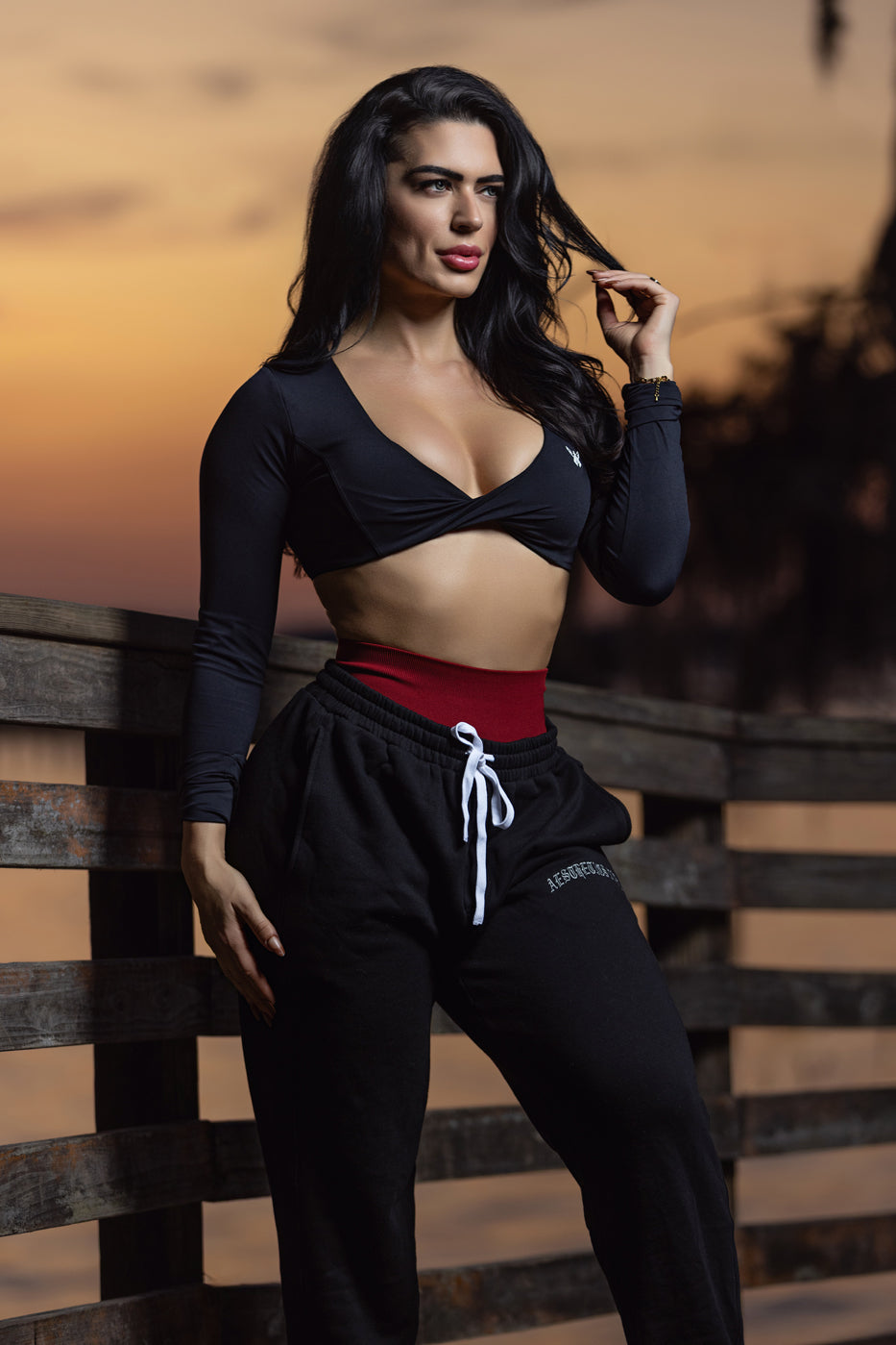 FORGED IN IRON JOGGERS - BLACK