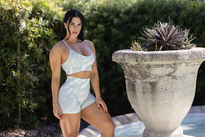 SAFARI SEAMLESS BRA - MINT/IVORY