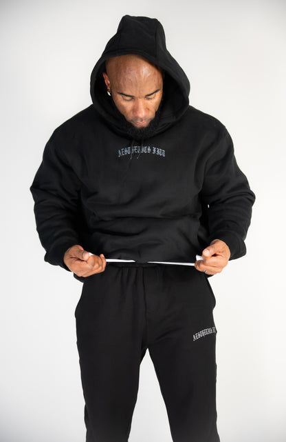 FORGED IN IRON JOGGERS - BLACK