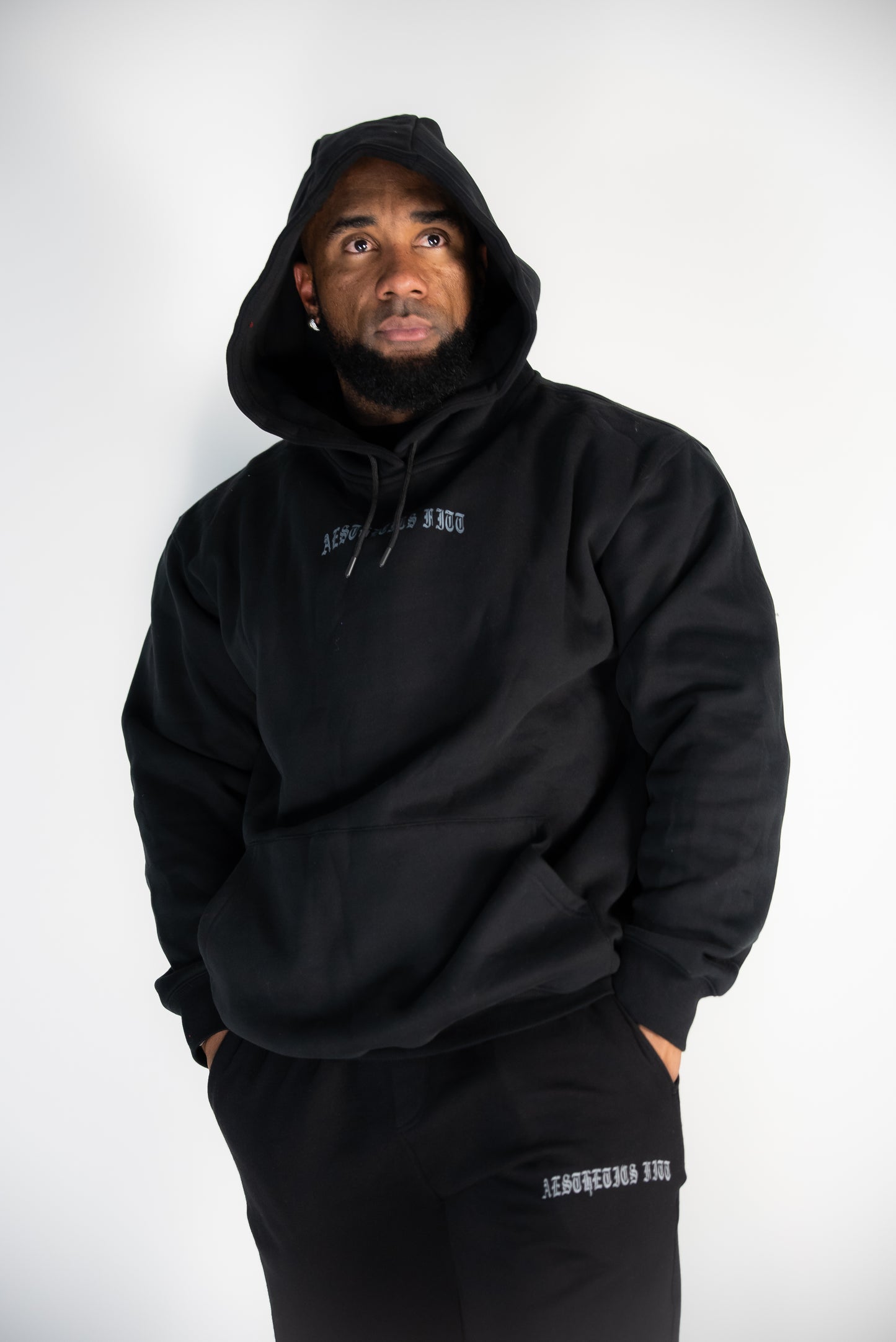 FORGED IN IRON HOODIE - BLACK