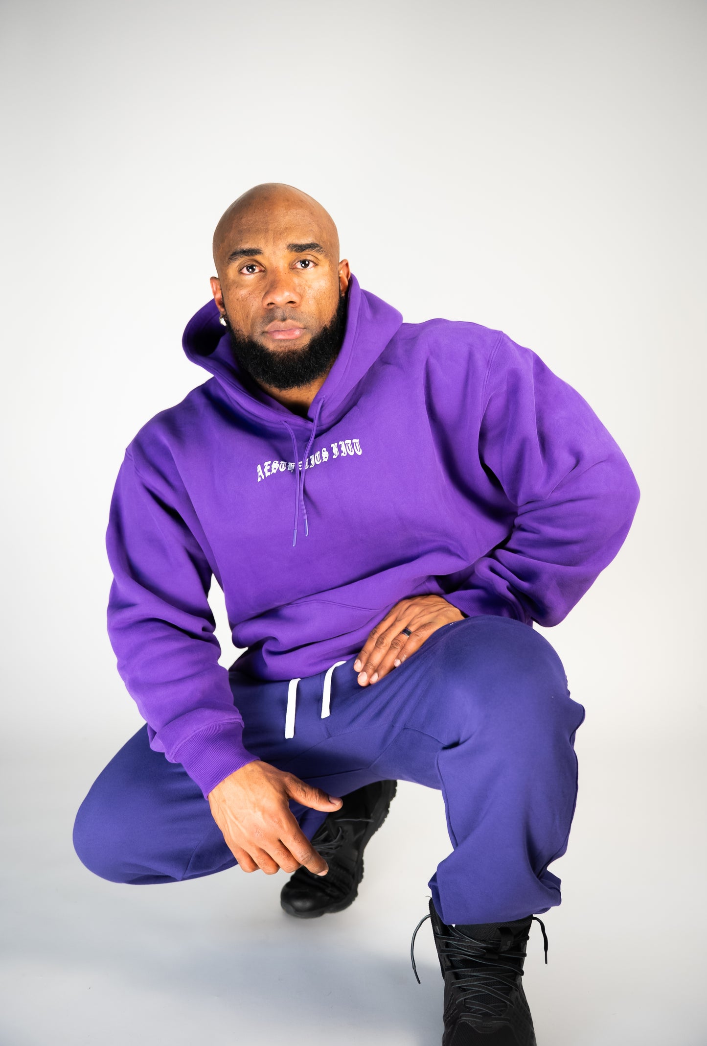 FORGED IN IRON JOGGERS - MIDNIGHT PURPLE