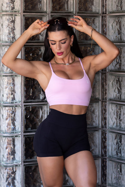PHOENIX CROP TANK - CANDY PINK