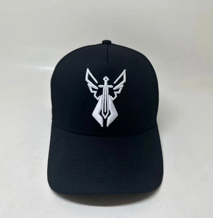ICON 5 PANEL HAT - BLACK/WHITE