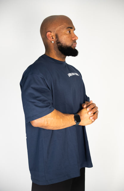 FORGED IN IRON OVERSIZED TEE - DARK NAVY