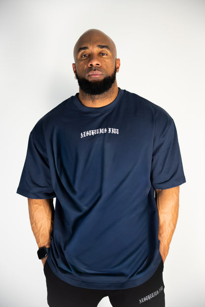 FORGED IN IRON OVERSIZED TEE - DARK NAVY