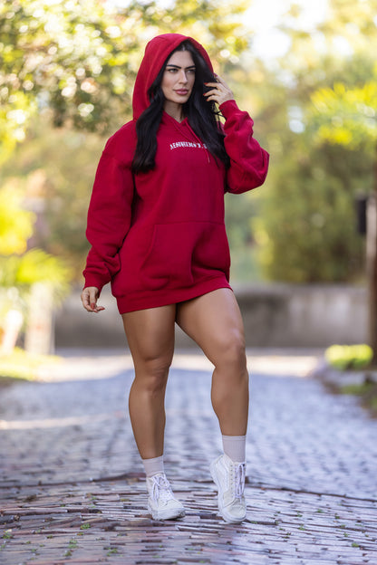 FORGED IN IRON HOODIE - CARDINAL