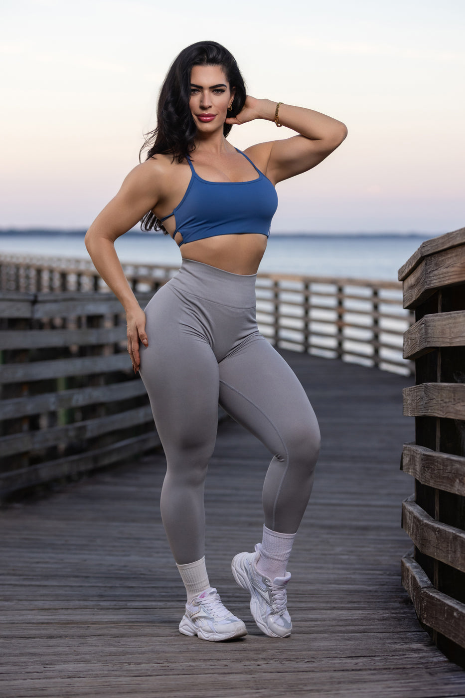 EXPAND SEAMLESS LEGGINGS - ASH GREY