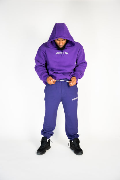 FORGED IN IRON JOGGERS - MIDNIGHT PURPLE