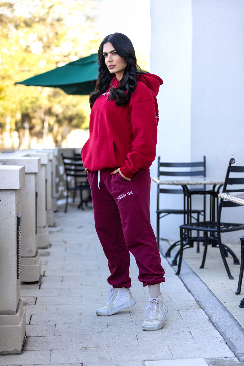 FORGED IN IRON JOGGERS - SCARLET