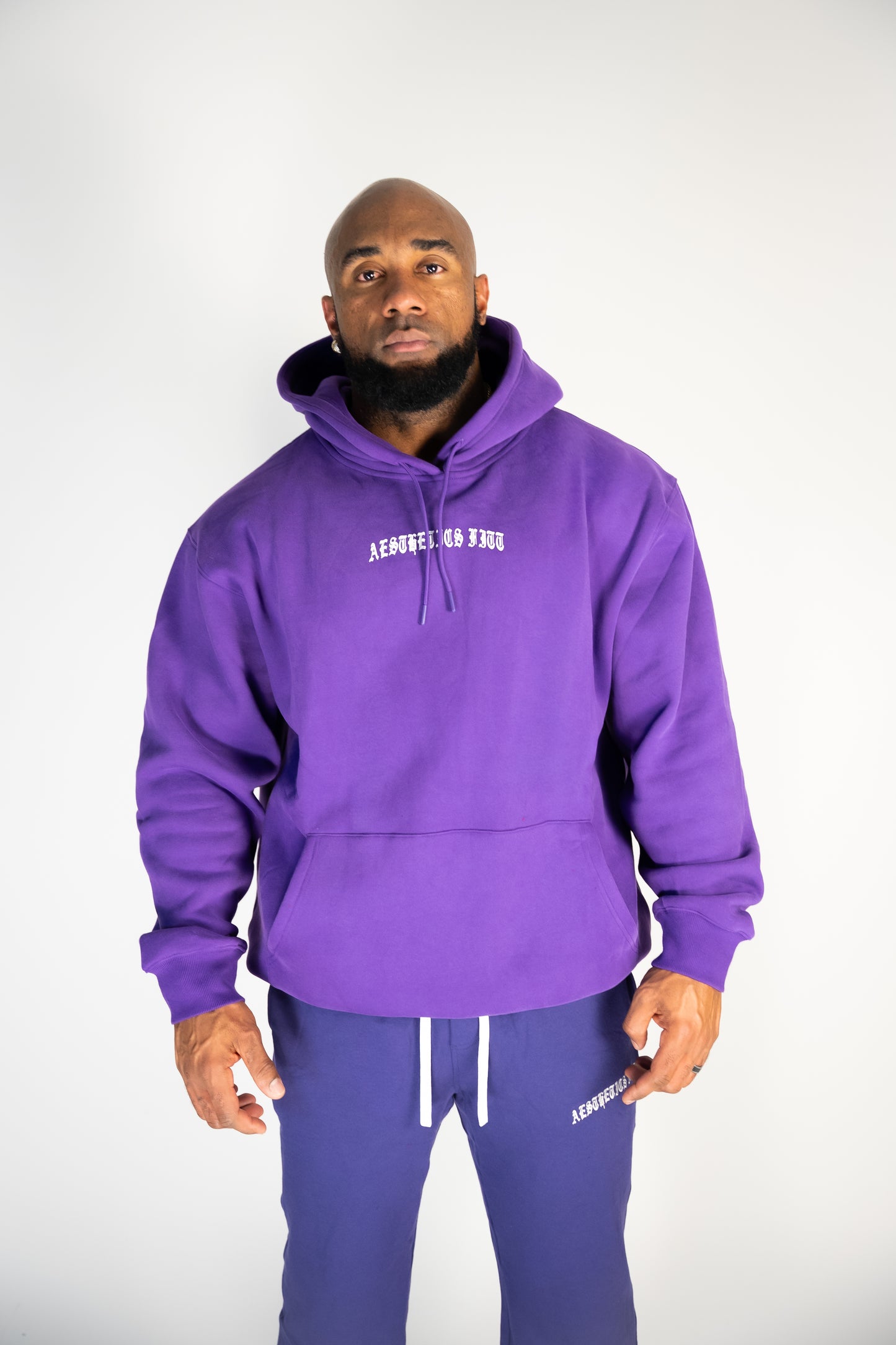 FORGED IN IRON HOODIE - ROYAL PURPLE