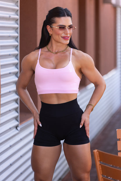 PHOENIX CROP TANK - CANDY PINK