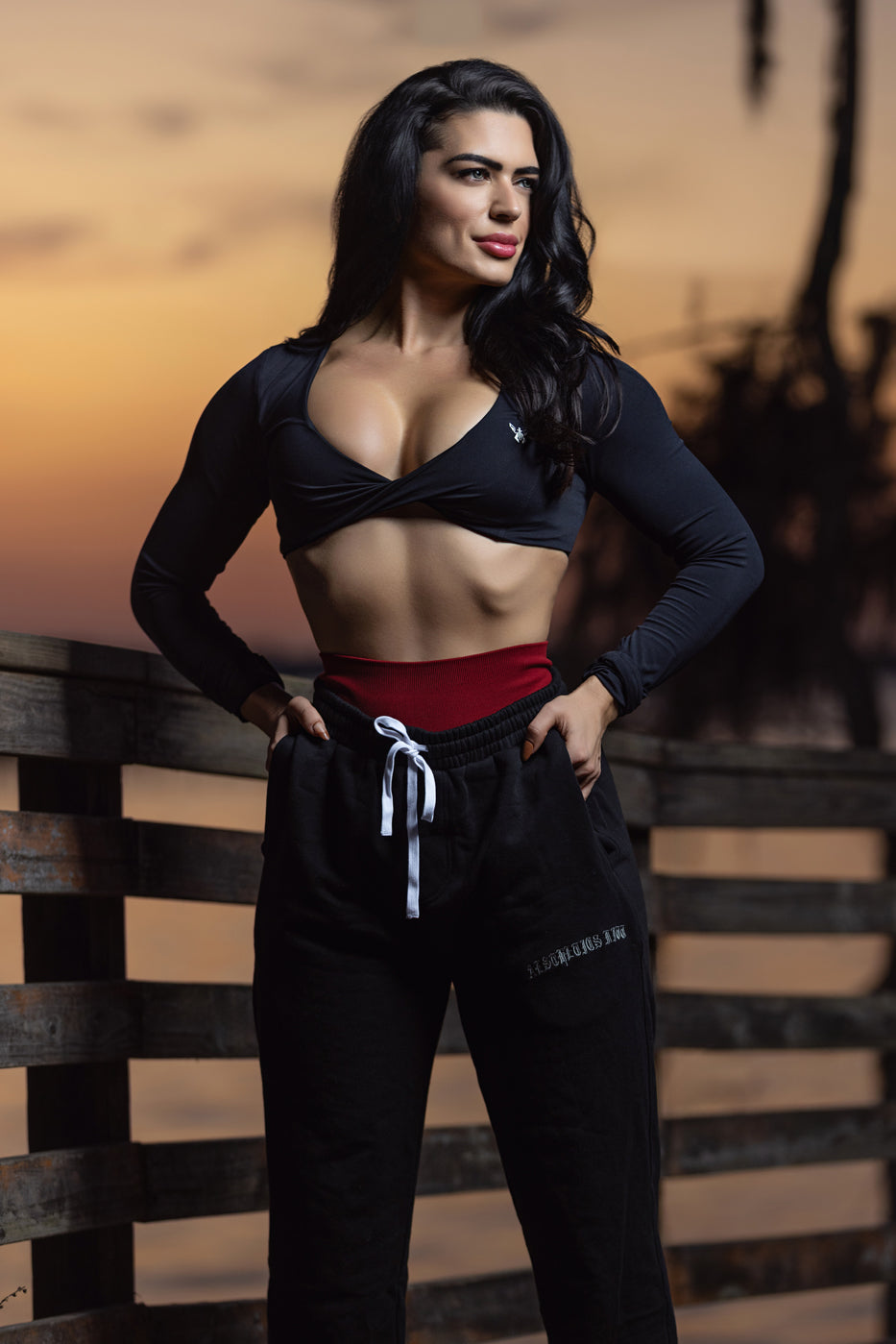 FORGED IN IRON JOGGERS - BLACK