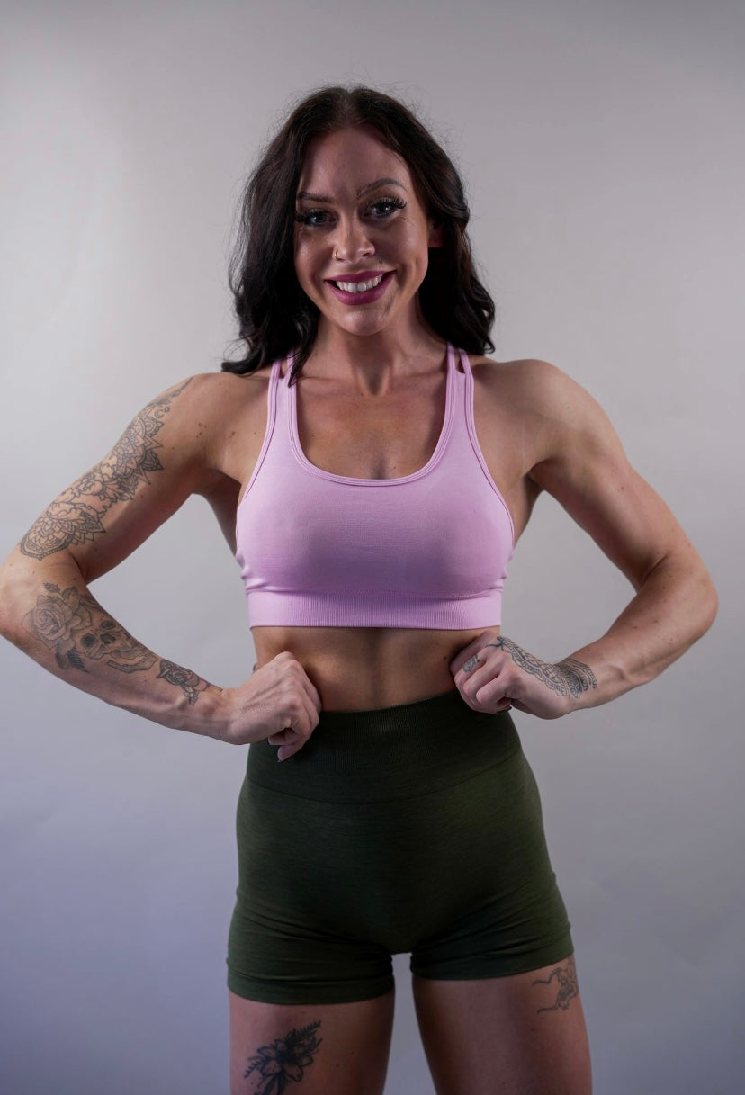 VITAL SEAMLESS BRA - BLUSH PINK