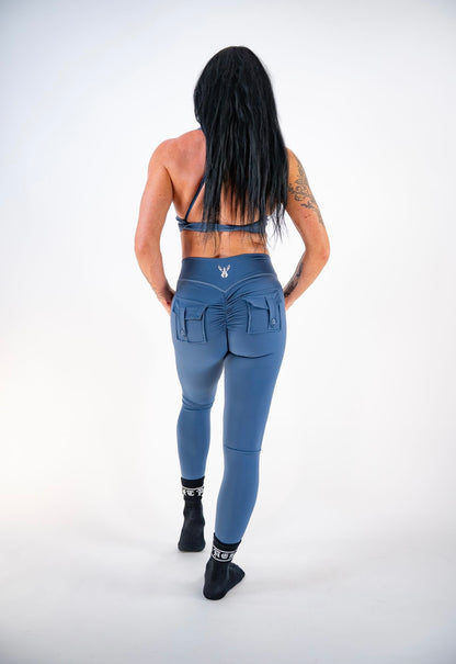 AURORA LEGGINGS - TWILIGHT BLUE