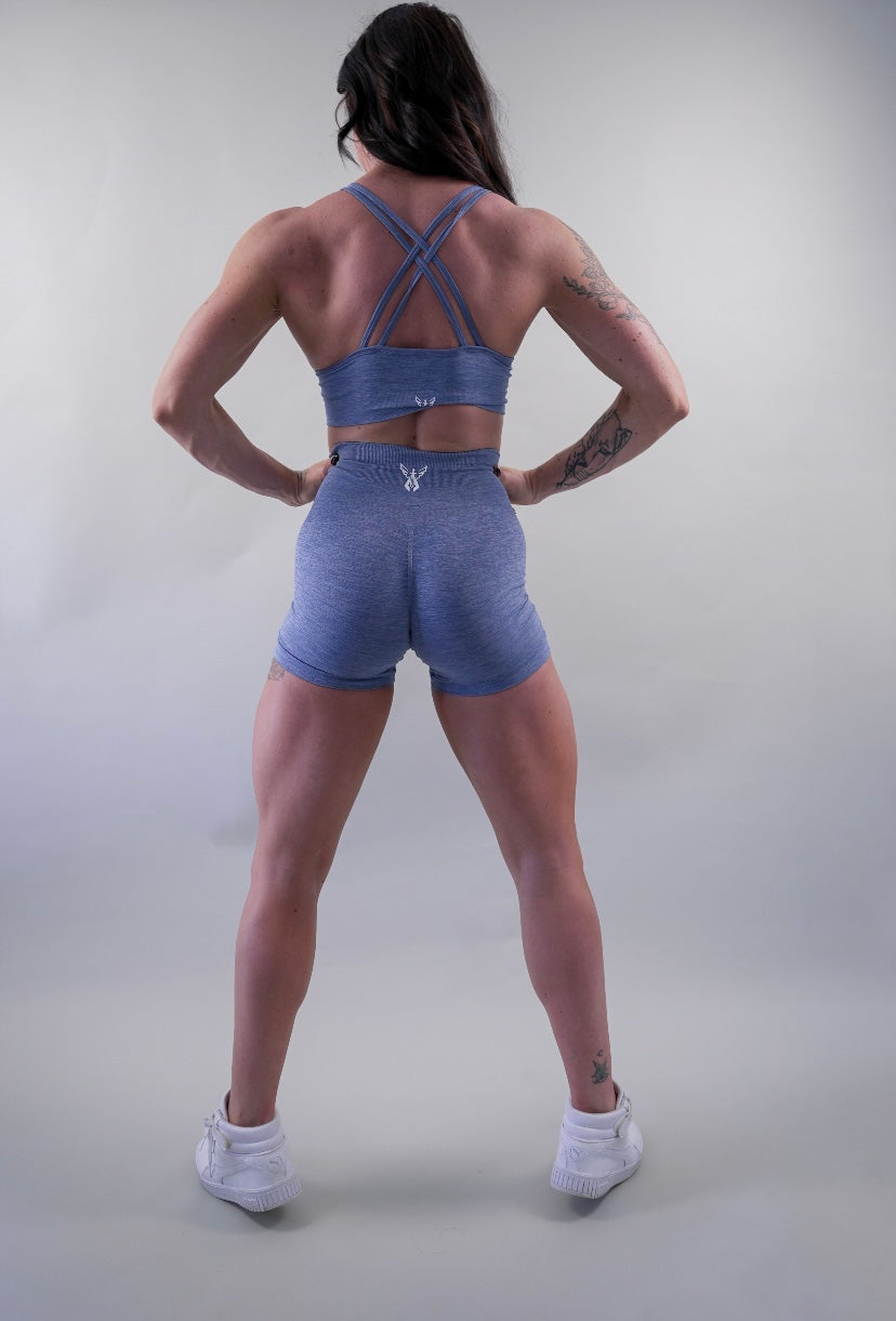 DELUXE SEAMLESS SHORT - GLAUCOUS