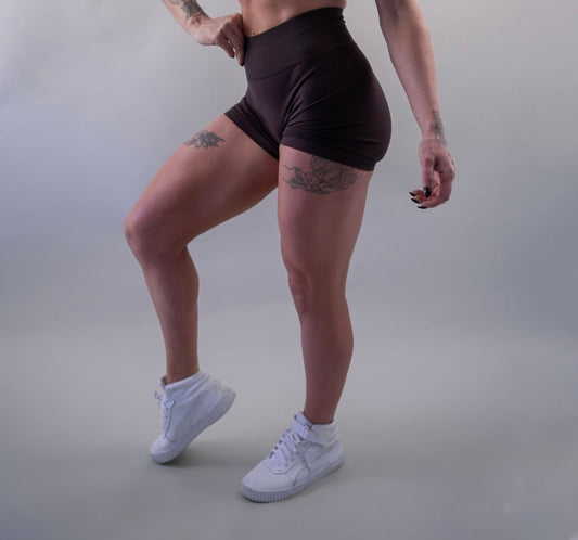 DELUXE SEAMLESS SHORT - CHOCOLATE