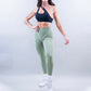 EXPAND SEAMLESS LEGGINGS - LIGHT OLIVE