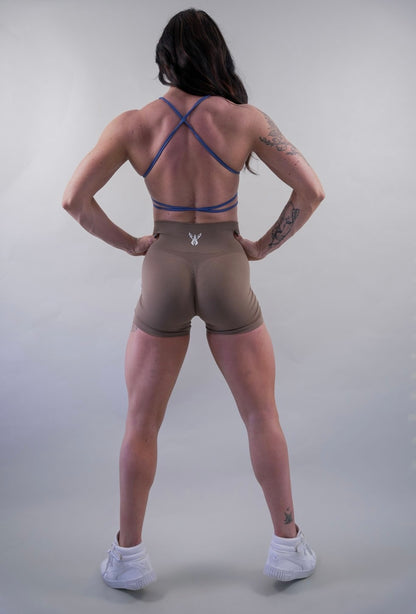 DELUXE SEAMLESS SHORT - TOASTED ALMOND