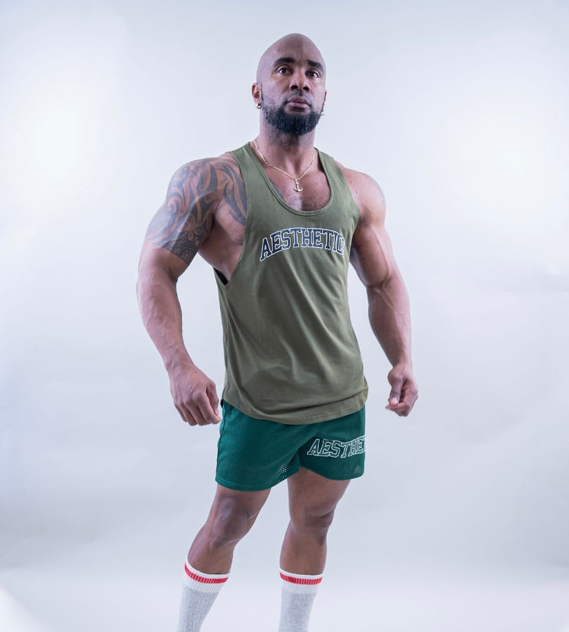 AESTHETICS TANK - OLIVE