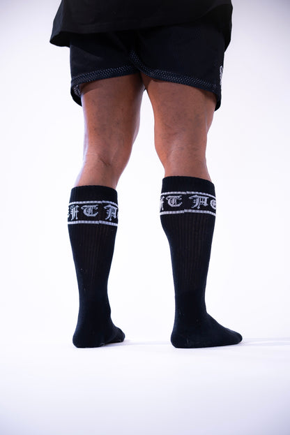 AEFT CREW SOCKS 2PK - BLACK