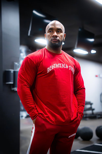 PHANTOM LONG SLEEVES - GARNET RED