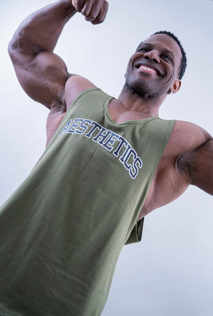 AESTHETICS TANK - OLIVE