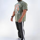 FEAR NO EVIL OVERSIZED TEE - DARK OLIVE