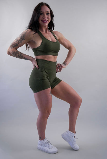 VITAL SEAMLESS BRA - OLIVE