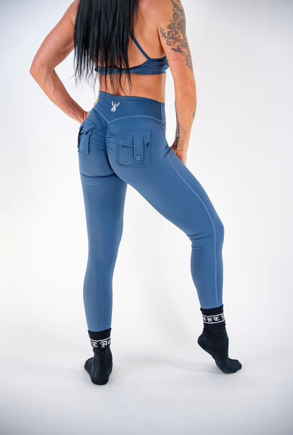AURORA LEGGINGS - TWILIGHT BLUE